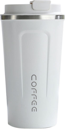 Tpster Flasche Thermosflasche Rostfreier Stahl 500ml White