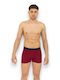 Herren Boxershorts Dark Red 1Packung