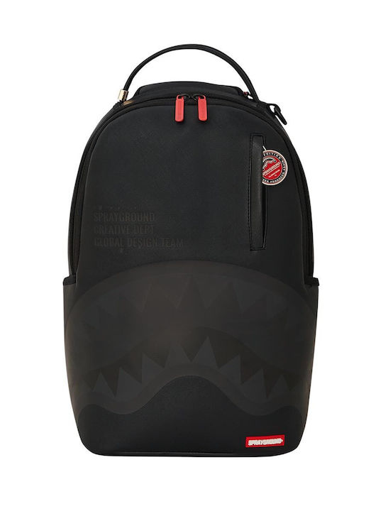 Sprayground Shark Σχολική Τσάντα Πλάτης Γυμνασίου - Λυκείου σε Μαύρο χρώμα