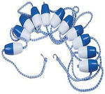 Enjoy Water Pool Accessories Blue Safety Rope with 11 Floating Balls