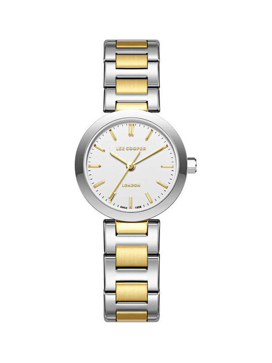 Lee Cooper Uhr mit Gold Metallarmband