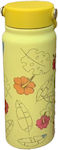 Tpster Kids Water Bottle Thermos Yellow 600ml