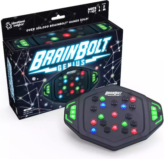 Настолна игра Brainbolt Genius за 1-2 играчи 7+ години (EN) Educational Insights