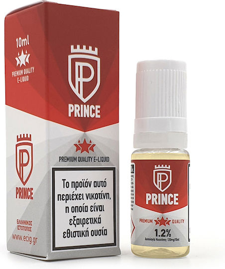 ECig Έτοιμο Υγρό Αναπλήρωσης Prince με Καπνική Γεύση 12mg 10ml
