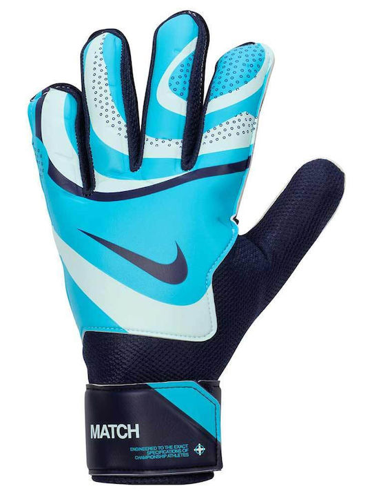 Nike Match Γάντια Τερματοφύλακα Ενηλίκων Μπλε