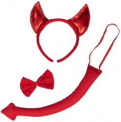 Devil Horns Headband with Bow