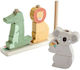 Fisher Price Stacking Toy Animals made of Wood for 12++ Months