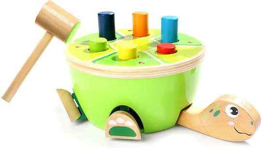Top Bright Hammer Toy Turtle made of Wood for 24++ Months
