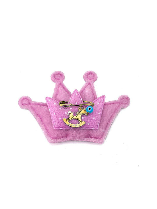 Goldsmith Child Safety Pin Αλογάκι made of Silver