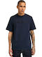 T-shirt Navy Μπλε