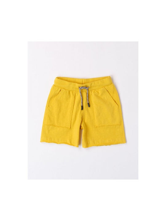 iDO Kids Shorts/Bermuda Fabric Short Knitted Trousers Yellow