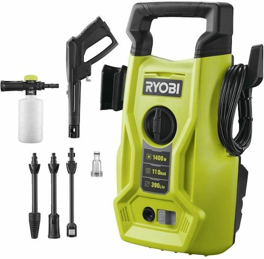 Ryobi Πλυστικό Ρεύματος 1400W με Πίεση 110bar