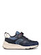 Geox Rooner Kids Sneakers with Scratch Blue