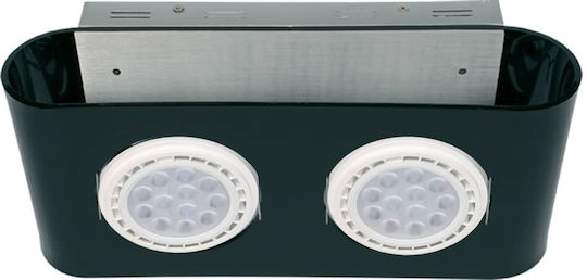 Gekas Ceiling Mount Light Black