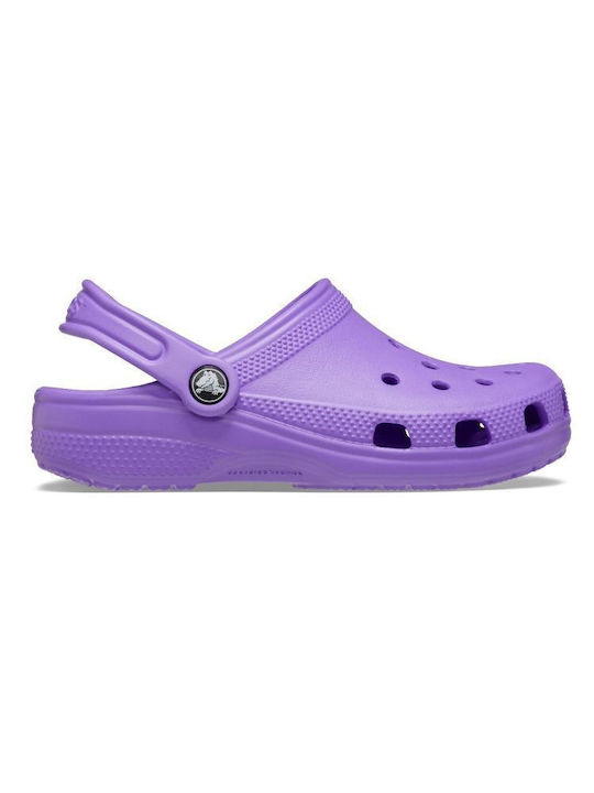 Crocs Classic Clog K Children's Beach Clogs Purple