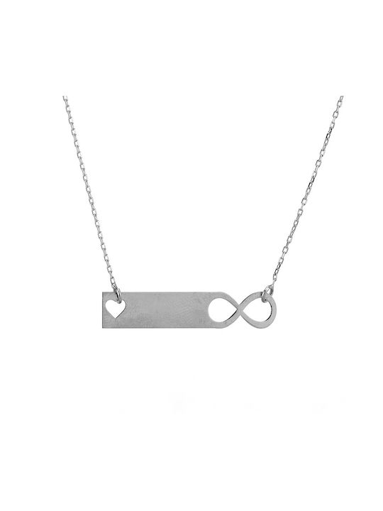 Goldsmith Necklace Infinity from Silver