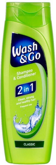 Wash & Go 2In1 Classic Σαμπουάν Ενυδάτωσης για Κανονικά Μαλλιά 400ml