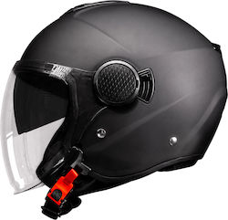 Pilot Fly SV Jet with Sun Visor ECE 22.06 Black Matt