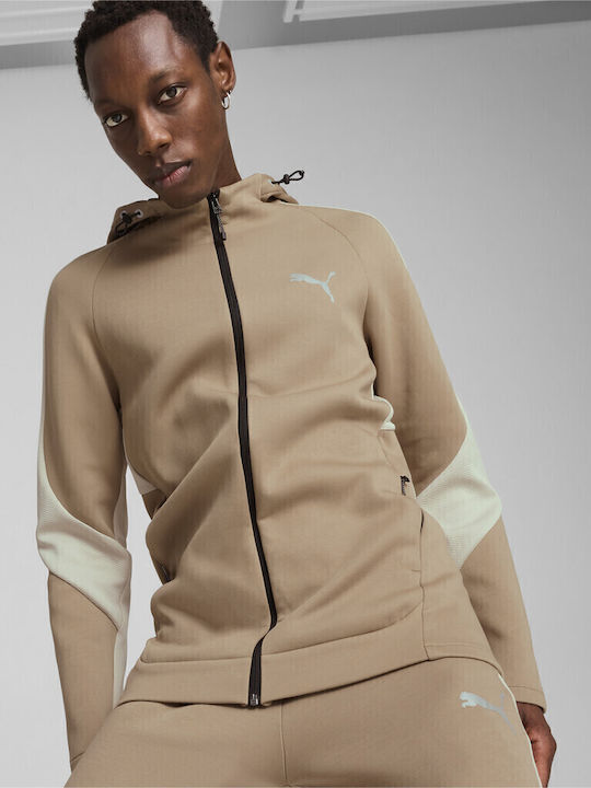 Evostripe Суитшърт с Качулка Beige