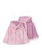 Kinderstrickjacke Gestrickt mit Kapuze Rosa