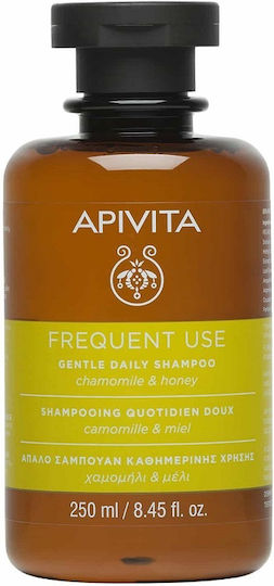 Apivita Frequent Use Chamomile & Honey Σαμπουάν Αναδόμησης/Θρέψης & Ενυδάτωσης για Όλους τους Τύπους Μαλλιών 250ml