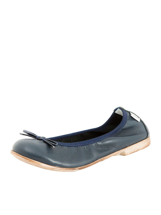 Melania Kinder Pumps & Ballerinas Leder Blaue Melania Kinder Pumps & Ballerinas Leder Blaue