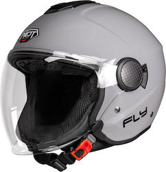 Pilot Fly SV Jet with Sun Visor ECE 22.06 Nardo Grey