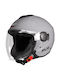 Pilot Fly SV Jet Helmet with Sun Visor ECE 22.06 1300gr Nardo Grey