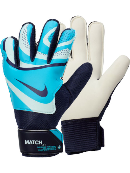 Nike Match Kids Goalkeeper Gloves Blue