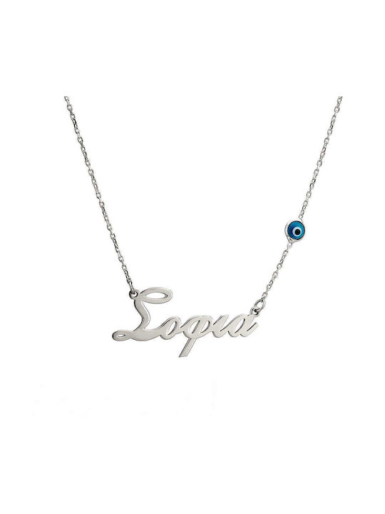 Goldsmith Necklace Name from Silver