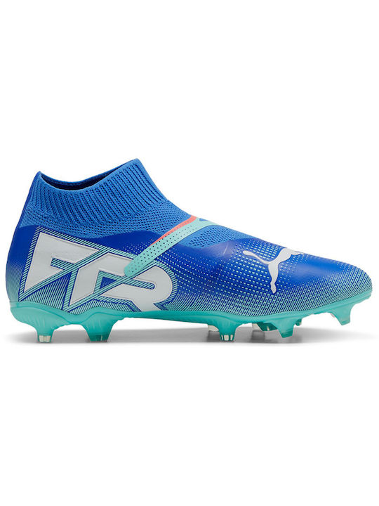 Puma 7 Match Ll FG/AG Χαμηλά Ποδοσφαιρικά Παπούτσια με Τάπες Μπλε