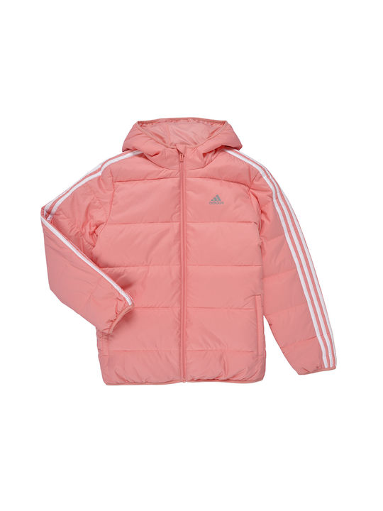 adidas Kids Casual Jacket with Hood Pink