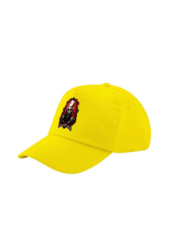 Koupakoupa Kids' Hat Jockey Fabric God Of War Yellow