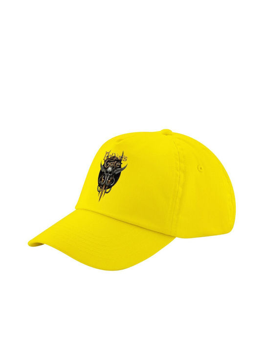 Koupakoupa Kids' Hat Jockey Fabric Baldur's Gate Yellow