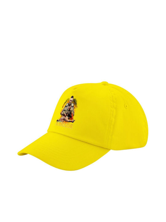 Koupakoupa Kids' Hat Jockey Fabric Conor Mcgregor Notorious Yellow