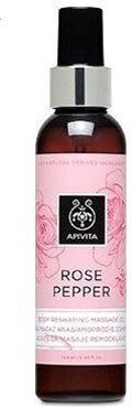 Apivita Rose Pepper Slimming / Cellulite Oil for Buttocks / Belly Body Reshaping Massage 150ml