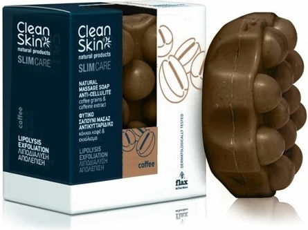 CleanSkin Natural Products Slimming & Anti-Cellulite Σαπούνι για Λιποδιάλυση & Κυτταρίτιδα με Εκχύλισμα Καφέ 100gr
