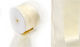 Organza Satin Wire Ribbon Cream 6.3cm X 25y