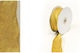 Single-sided Satin Ribbon Gold 3.8cm X 25y