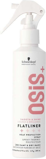 Schwarzkopf OSiS+ 3 Flatliner Anti-Frizz Heat Protection Spray 200ml