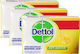 Dettol Fresh Сапунени Блокчета 3x65гр