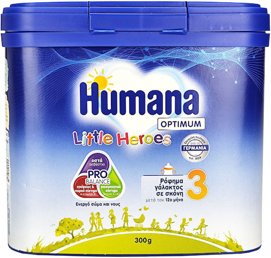 Humana Γάλα σε Σκόνη 3 Optimum Junior Milk για 12+ Μηνών 300gr