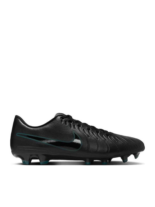 Nike Tiempo Legend 10 Club Ποδοσφαιρικά Παπούτσια με Τάπες FG/MG Black / Hyper Royal / Chrome