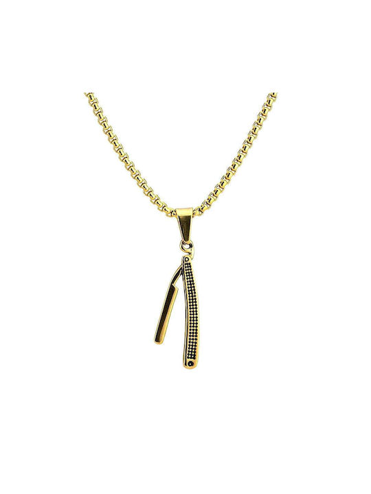 Goldsmith Necklace from Gold Plated Steel