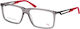 PUMA Plastic Eyeglass Frame Gray PU0351O 003
