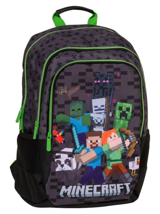 Graffiti Graffiti School Bag Backpack Junior High-High School in Green color 2024