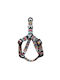 Goget Type A Plastic Clip Kaleidoscope White M Dog Harness 2x40-60cm