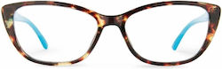 Lektor Damen Lesebrille +3.00 in Transparent Farbe