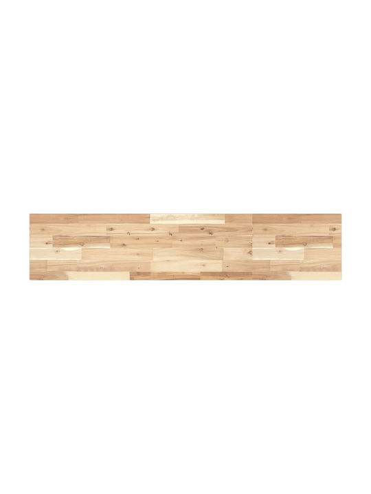 vidaXL Rectangular Bookcase Shelf made of Solid Wood Acacia 140x30x2cm 3279383 1pcs
