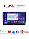 LM Digital Ηχοσύστημα Αυτοκινήτου για Ford Focus / Mondeo / Galaxy / S-Max 2006 > 2015 (Bluetooth/USB/WiFi/GPS/Apple-Carplay/Android-Auto)